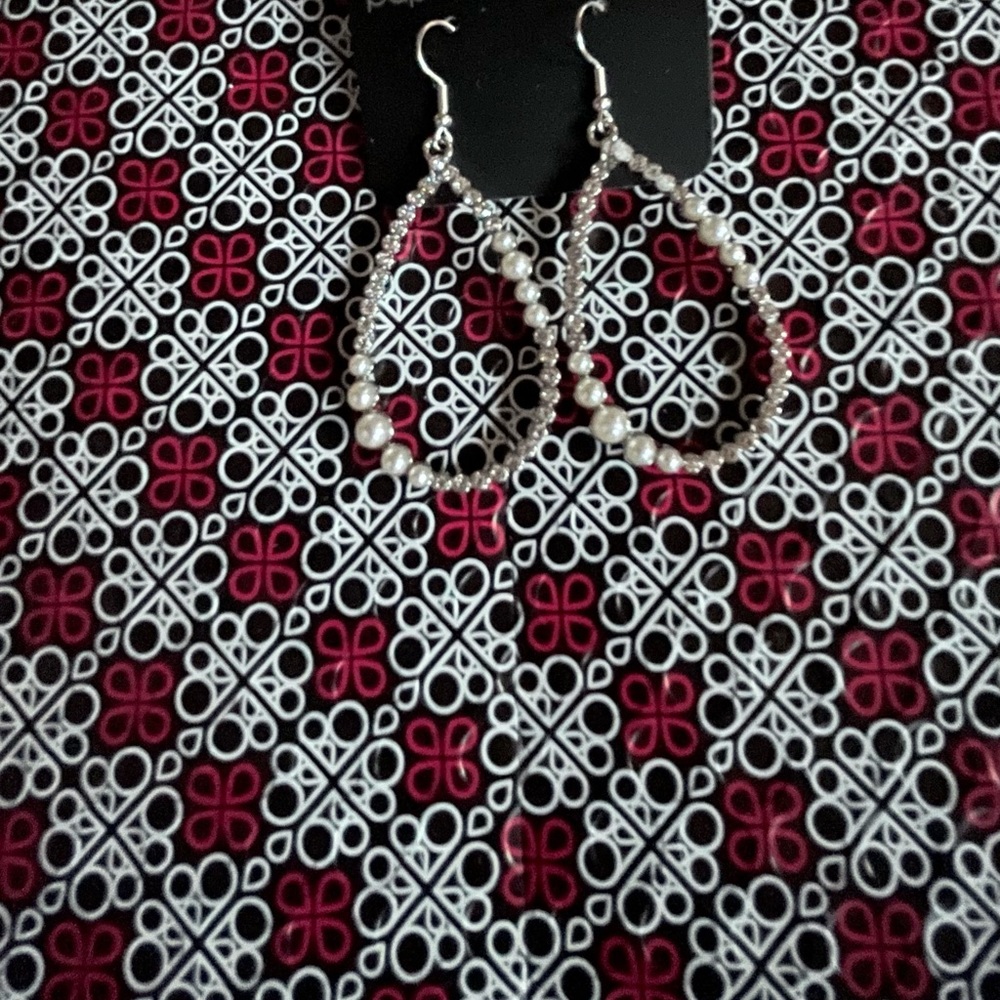 Silver hoops